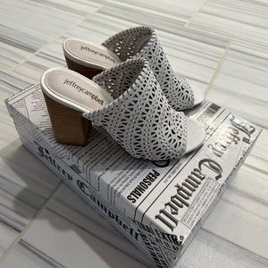 Jeffrey Campbell Kelowna White Sandals